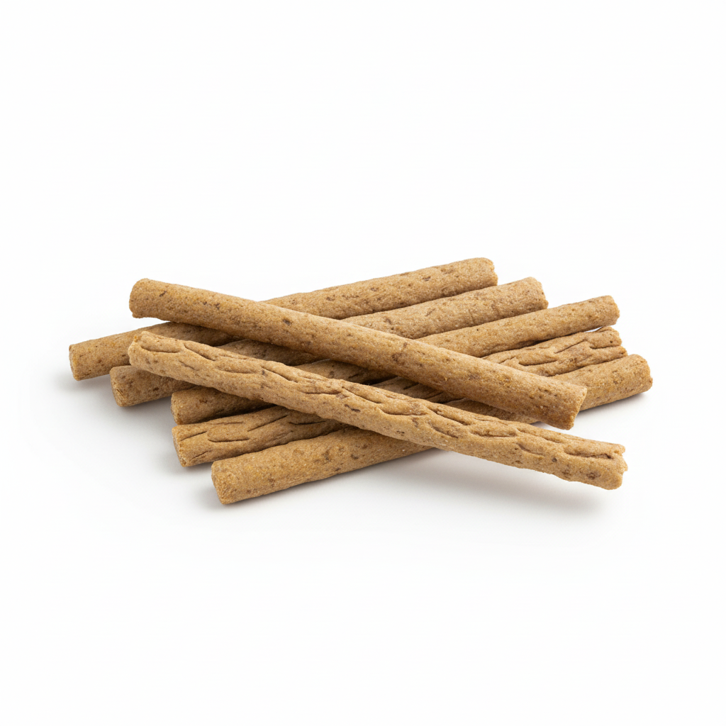 Clean background bone biscuits pile